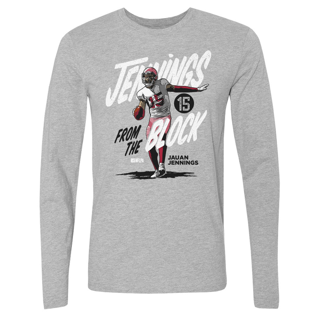 Jauan Jennings Men&#39;s Long Sleeve T-Shirt | 500 LEVEL