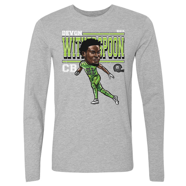Devon Witherspoon Men's Long Sleeve T-Shirt | 500 LEVEL