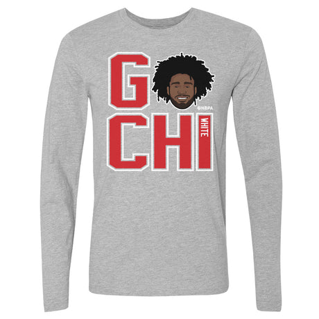 Coby White Men's Long Sleeve T-Shirt | 500 LEVEL