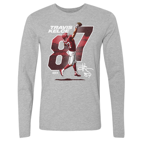 Travis Kelce Men's Long Sleeve T-Shirt | 500 LEVEL