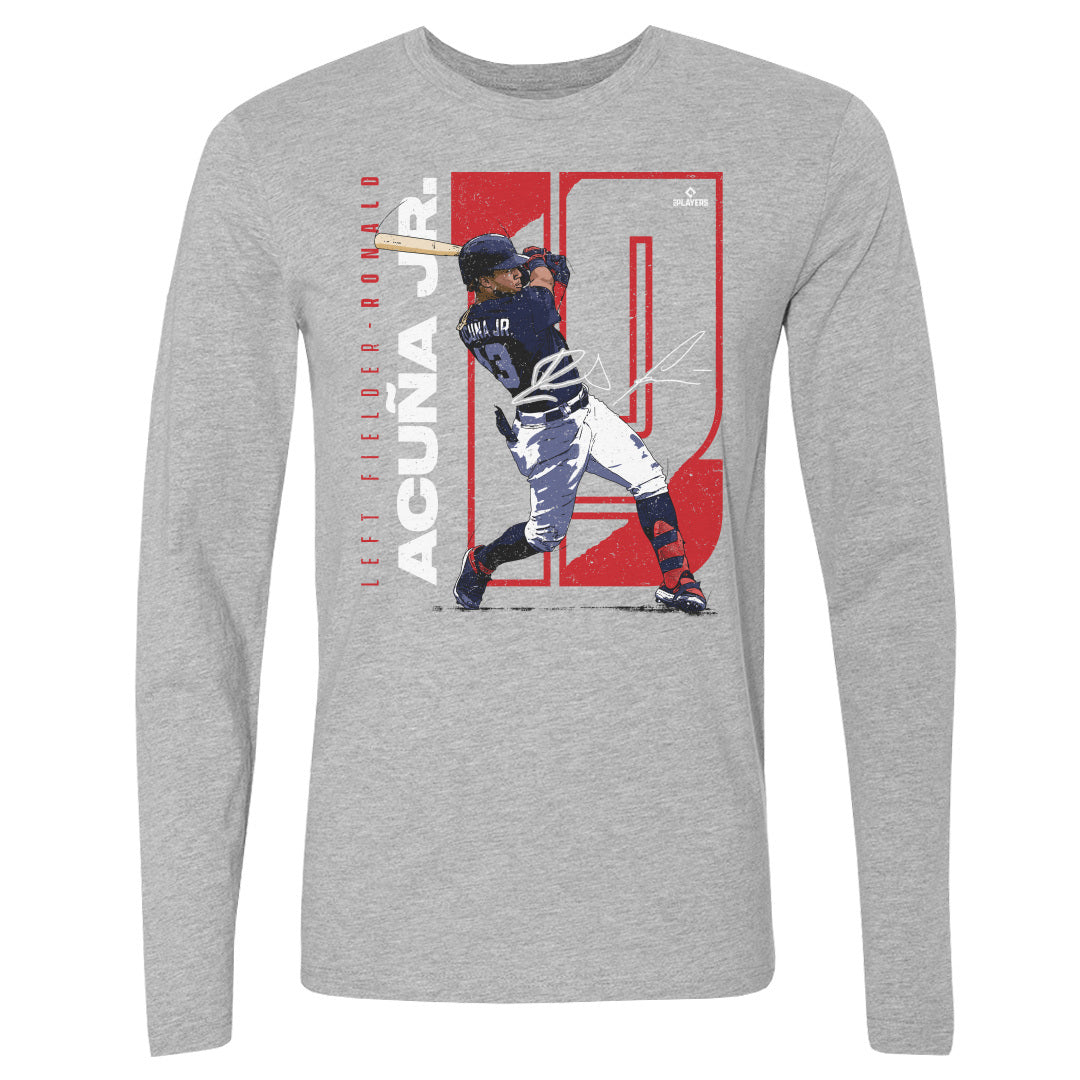 Ronald Acuna Jr. Men's Long Sleeve T-Shirt | 500 LEVEL