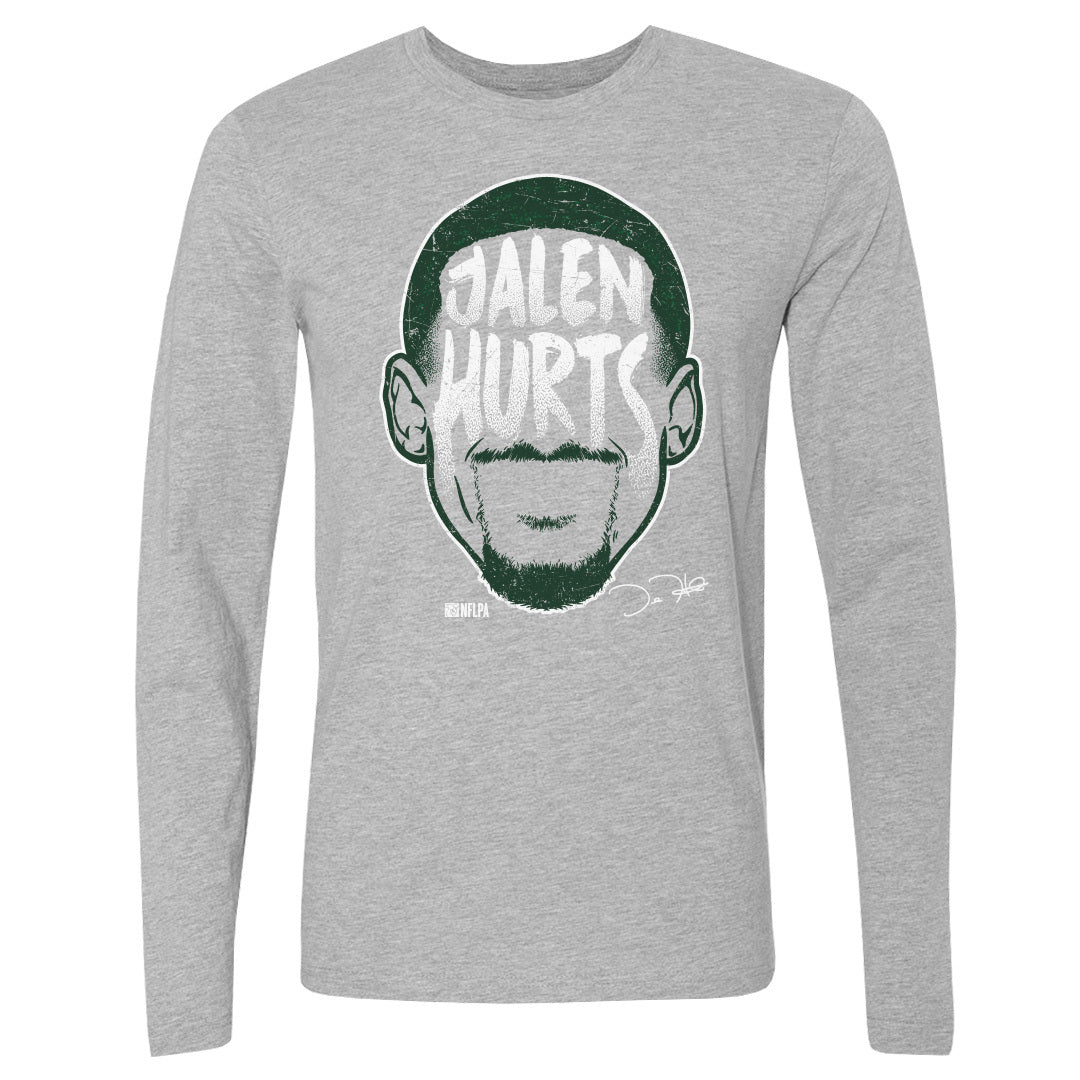 Jalen Hurts Men's Long Sleeve T-Shirt | 500 LEVEL