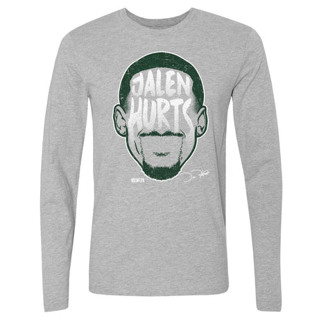 Jalen Hurts Men's Long Sleeve T-Shirt | 500 LEVEL