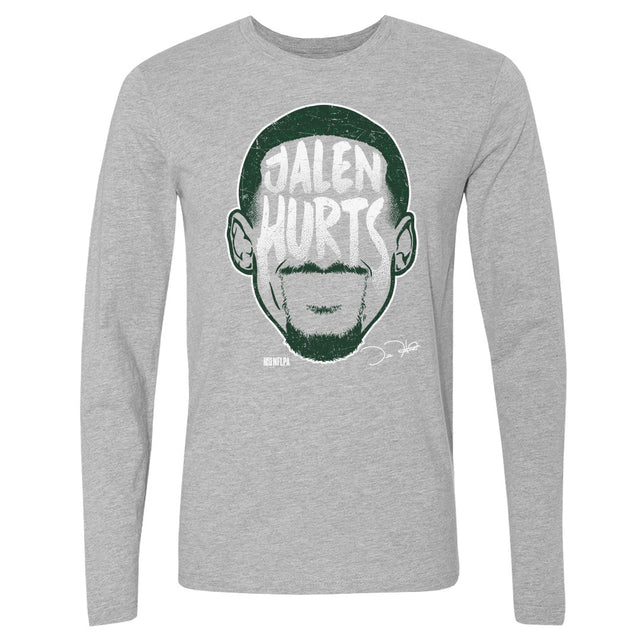 Jalen Hurts Men's Long Sleeve T-Shirt | 500 LEVEL