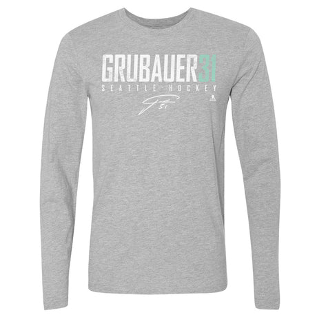 Philipp Grubauer Men's Long Sleeve T-Shirt | 500 LEVEL