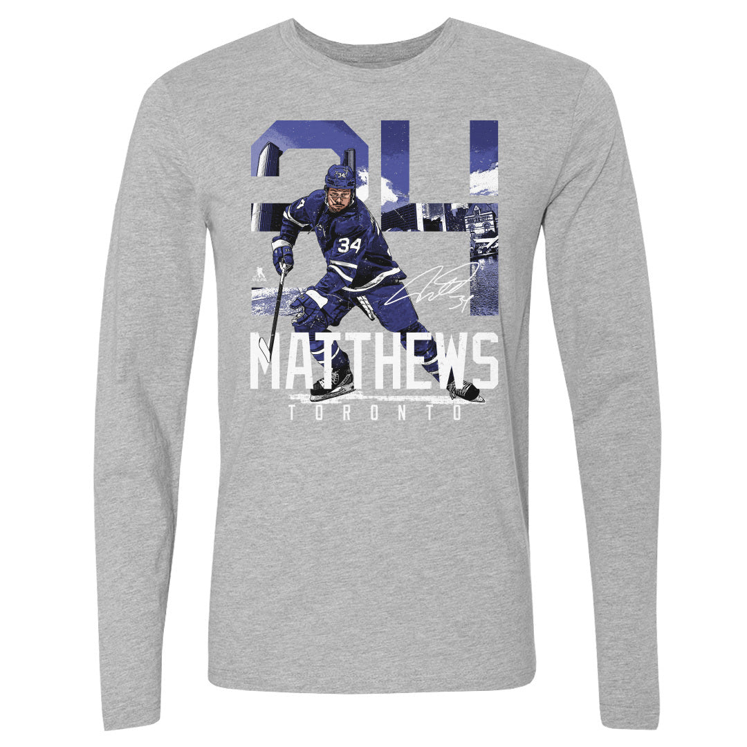 Auston Matthews Men's Long Sleeve T-Shirt | 500 LEVEL