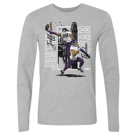 Justin Jefferson Men's Long Sleeve T-Shirt | 500 LEVEL
