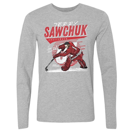 Terry Sawchuk Men's Long Sleeve T-Shirt | 500 LEVEL
