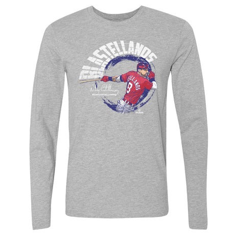 Nick Castellanos Men's Long Sleeve T-Shirt | 500 LEVEL