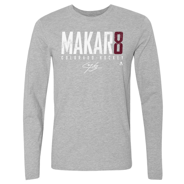 Cale Makar Men's Long Sleeve T-Shirt | 500 LEVEL