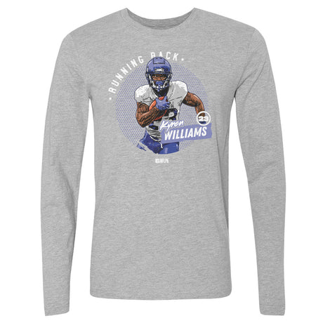 Kyren Williams Men's Long Sleeve T-Shirt | 500 LEVEL
