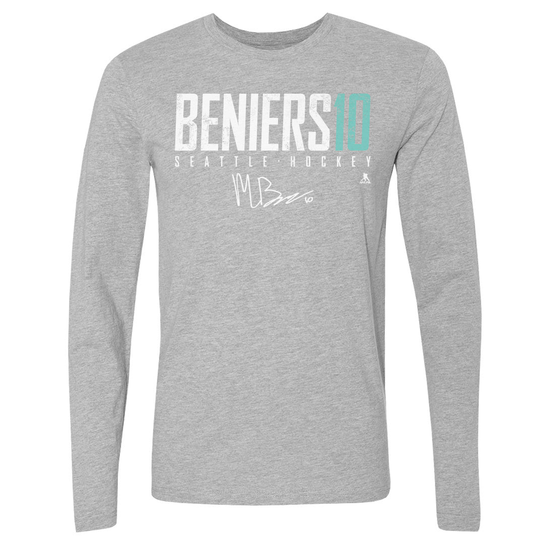 Matty Beniers Men&#39;s Long Sleeve T-Shirt | 500 LEVEL