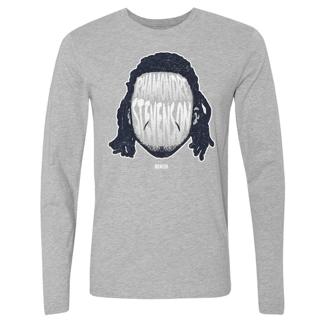 Rhamondre Stevenson Men's Long Sleeve T-Shirt | 500 LEVEL