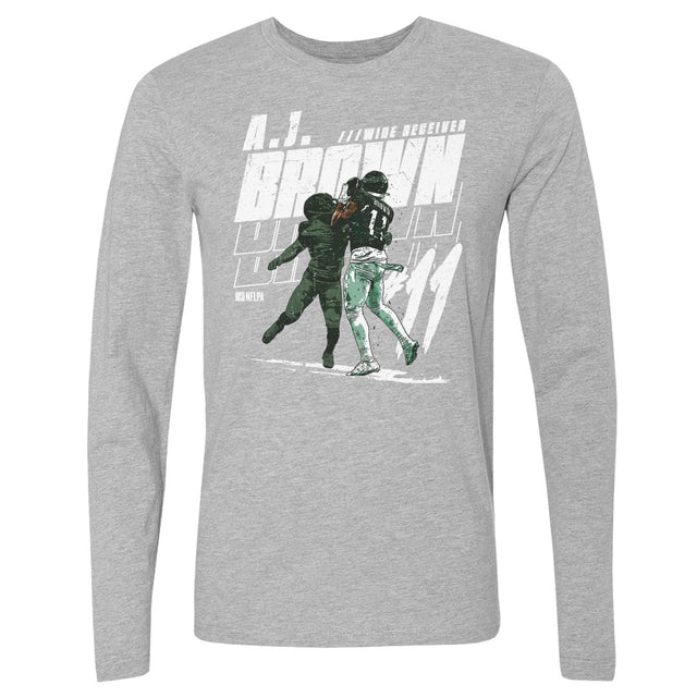 A.J. Brown Men's Long Sleeve T-Shirt | 500 LEVEL