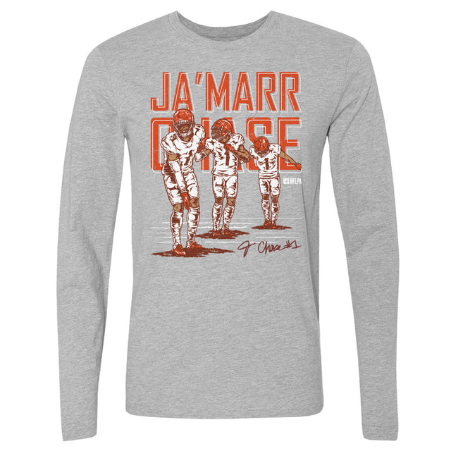 Ja'Marr Chase Men's Long Sleeve T-Shirt | 500 LEVEL