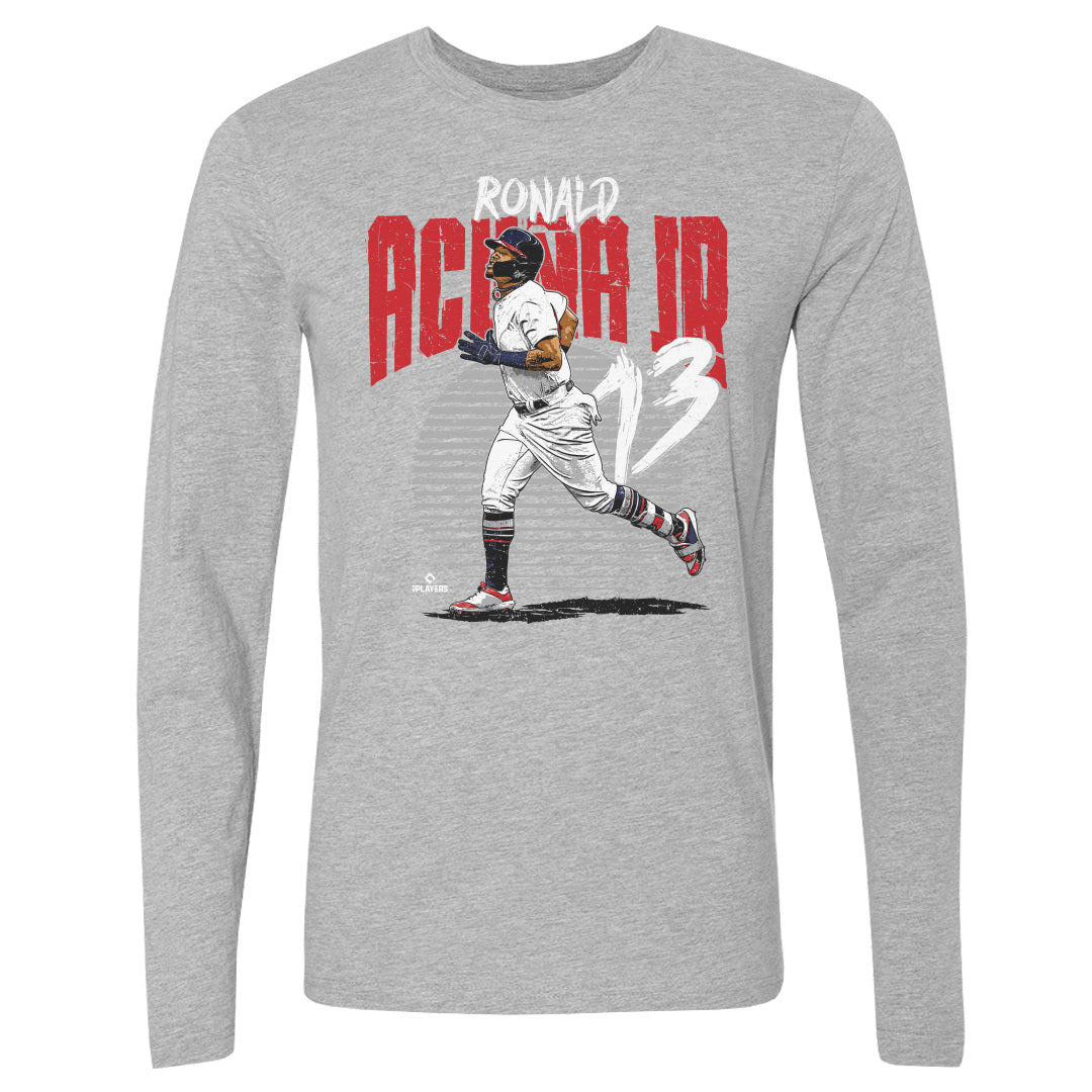 Ronald Acuna Jr. Men's Long Sleeve T-Shirt | 500 LEVEL