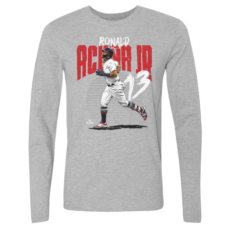 Ronald Acuna Jr. Men's Long Sleeve T-Shirt | 500 LEVEL