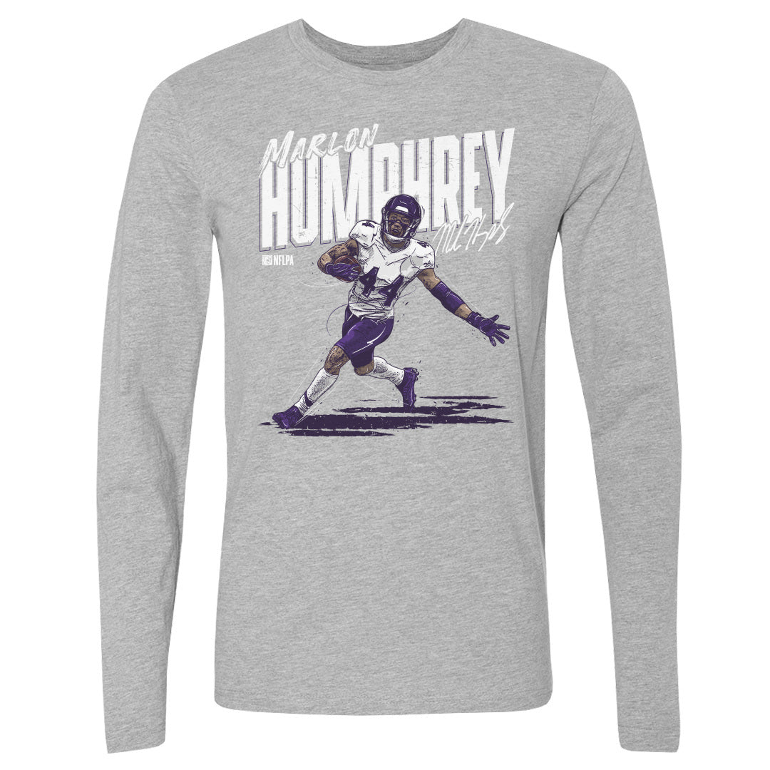 Marlon Humphrey Men&#39;s Long Sleeve T-Shirt | 500 LEVEL
