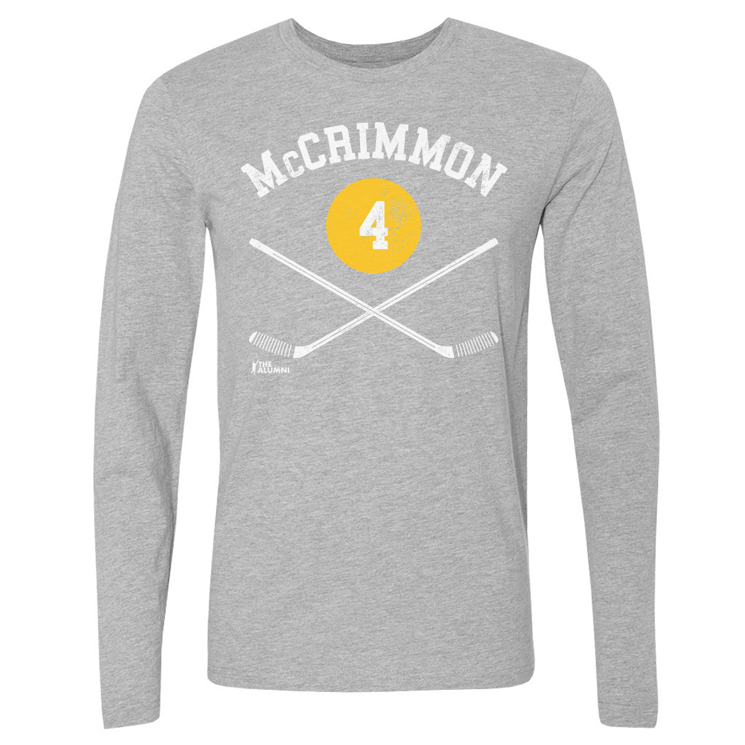 Brad McCrimmon Men's Long Sleeve T-Shirt | 500 LEVEL