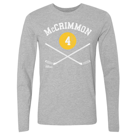Brad McCrimmon Men's Long Sleeve T-Shirt | 500 LEVEL