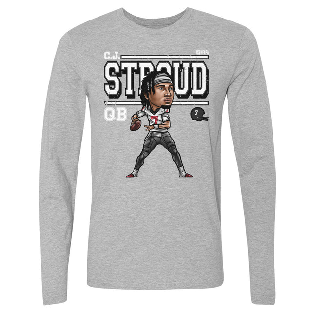 C.J. Stroud Men's Long Sleeve T-Shirt | 500 LEVEL