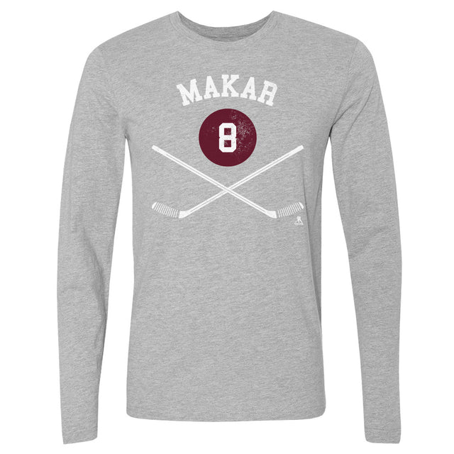 Cale Makar Men's Long Sleeve T-Shirt | 500 LEVEL