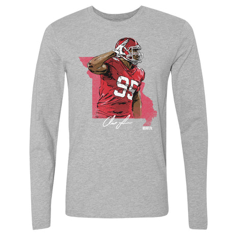 Chris Jones Men's Long Sleeve T-Shirt | 500 LEVEL