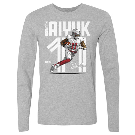 Brandon Aiyuk Men's Long Sleeve T-Shirt | 500 LEVEL