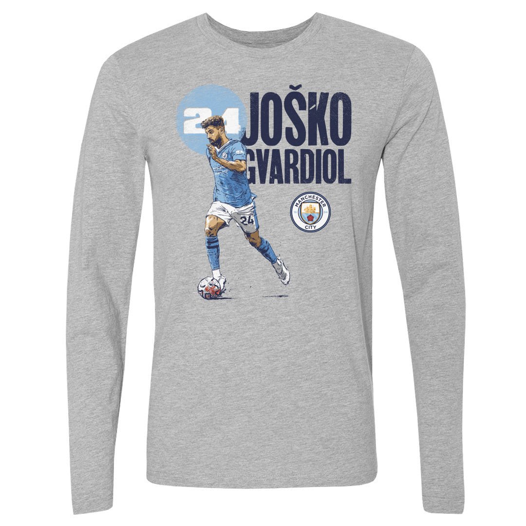 Josko Gvardiol Men's Long Sleeve T-Shirt | 500 LEVEL