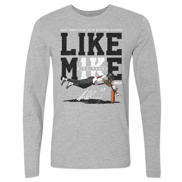 Mike Evans Men's Long Sleeve T-Shirt | 500 LEVEL