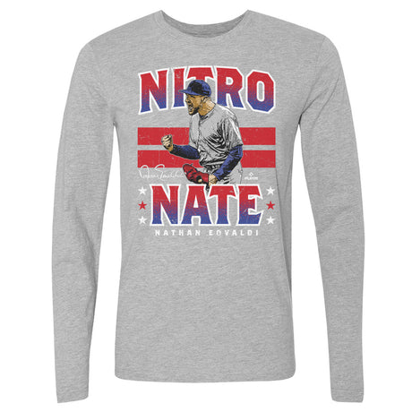 Nathan Eovaldi Men's Long Sleeve T-Shirt | 500 LEVEL