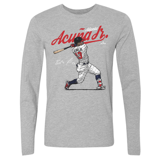 Ronald Acuna Jr. Men's Long Sleeve T-Shirt | 500 LEVEL