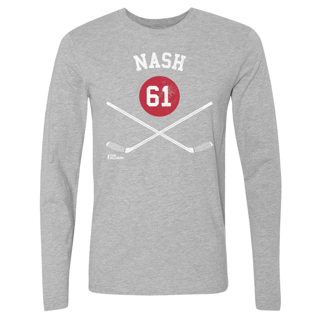 Rick Nash Men's Long Sleeve T-Shirt | 500 LEVEL