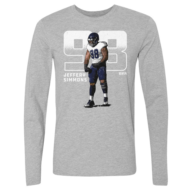 Jeffery Simmons Men's Long Sleeve T-Shirt | 500 LEVEL