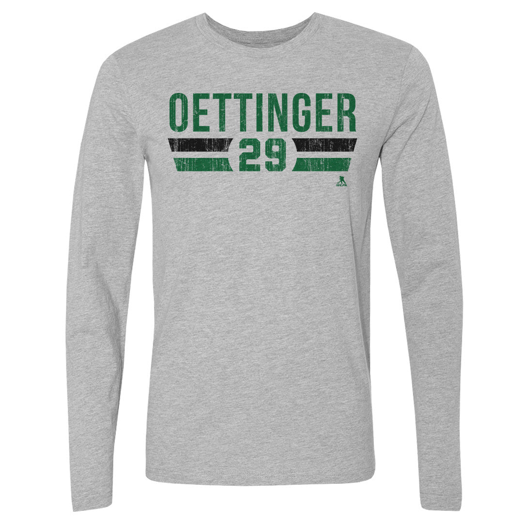 Jake Oettinger Men's Long Sleeve T-Shirt | 500 LEVEL