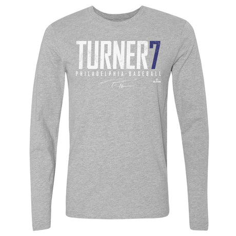 Trea Turner Men's Long Sleeve T-Shirt | 500 LEVEL