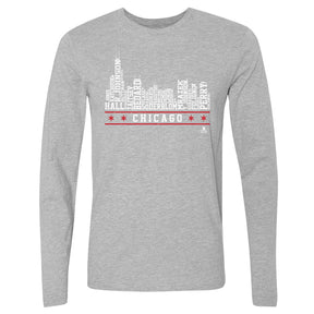 Chicago Men's Long Sleeve T-Shirt | 500 LEVEL