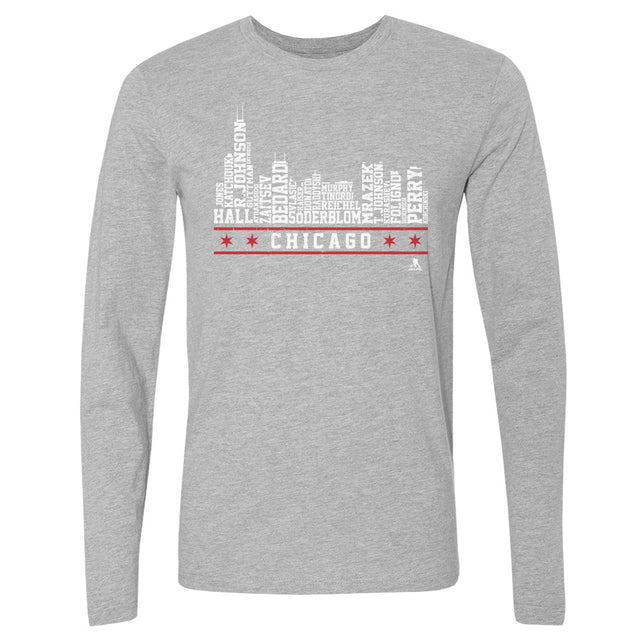Chicago Men's Long Sleeve T-Shirt | 500 LEVEL