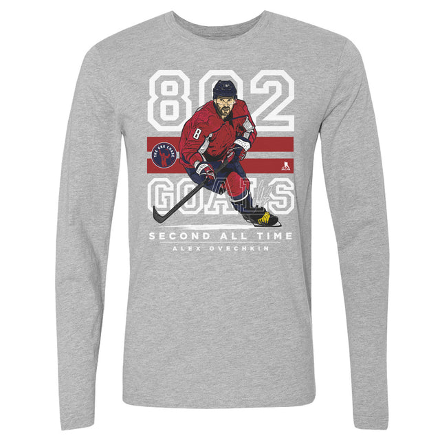 Alex Ovechkin Men's Long Sleeve T-Shirt | 500 LEVEL