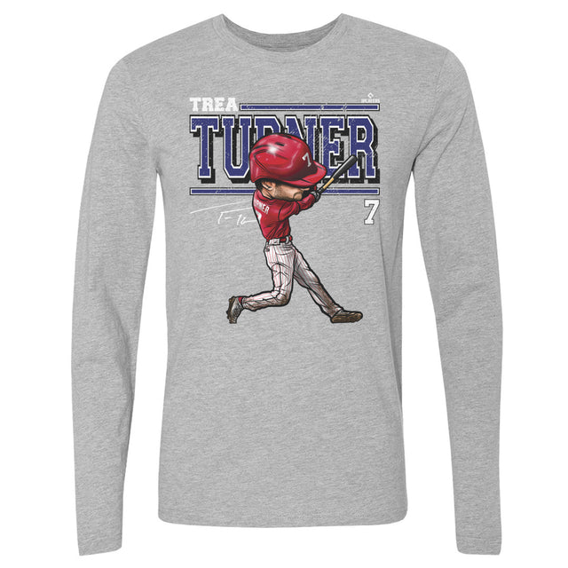 Trea Turner Men's Long Sleeve T-Shirt | 500 LEVEL