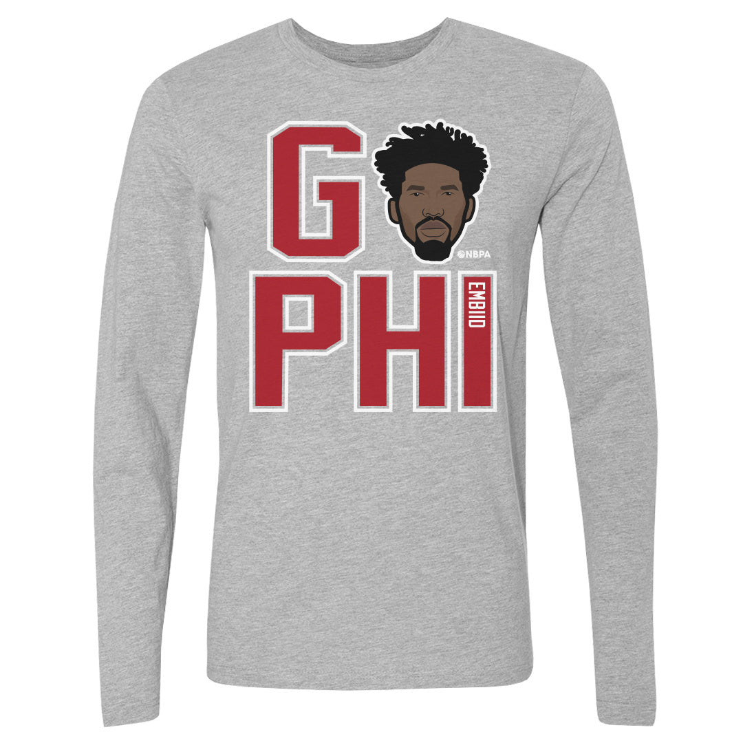 Joel Embiid Men's Long Sleeve T-Shirt | 500 LEVEL