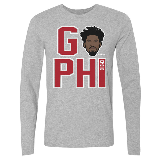 Joel Embiid Men's Long Sleeve T-Shirt | 500 LEVEL