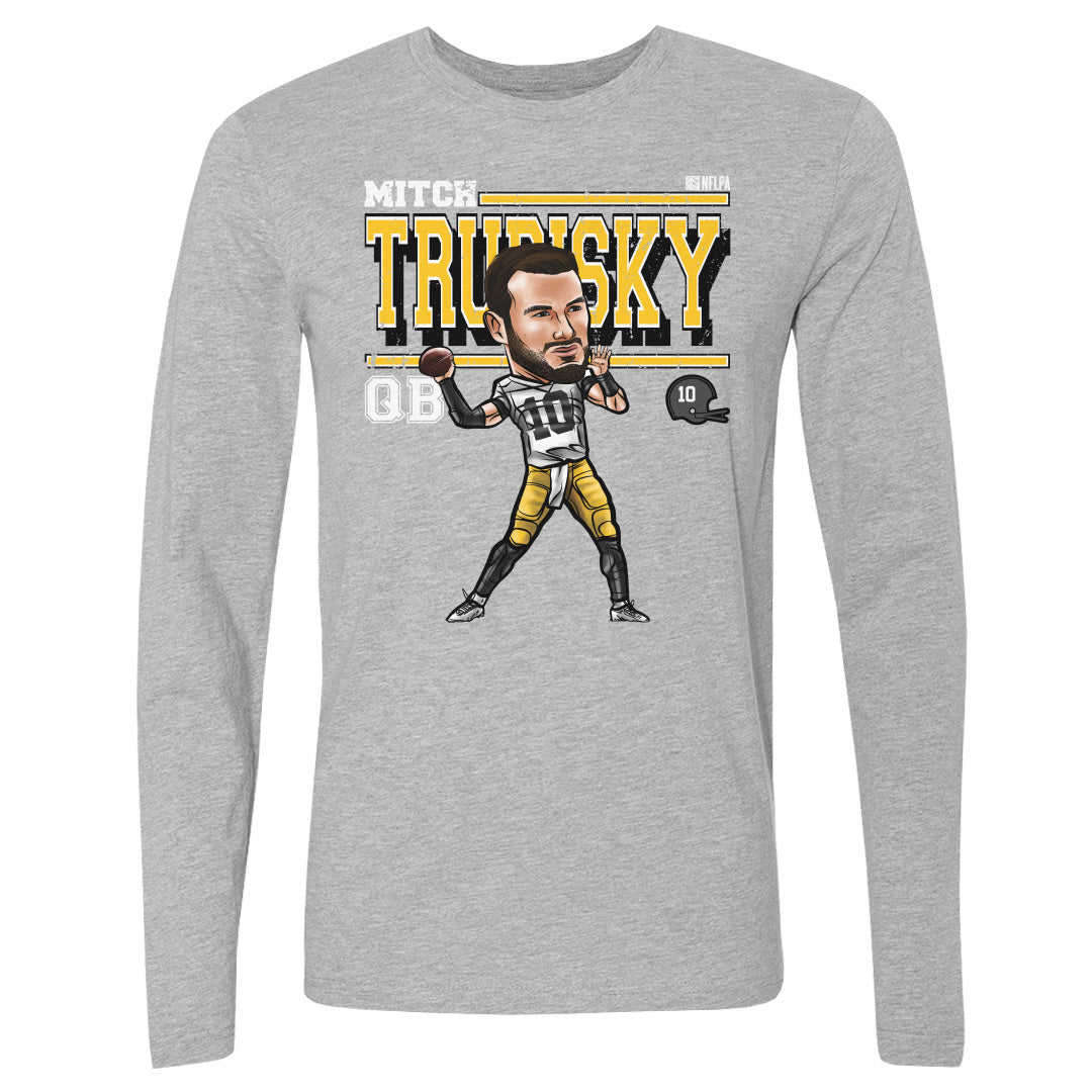 Mitch Trubisky Men&#39;s Long Sleeve T-Shirt | 500 LEVEL