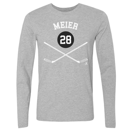 Timo Meier Men's Long Sleeve T-Shirt | 500 LEVEL