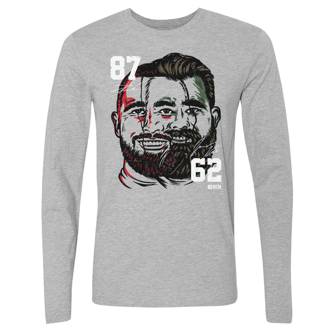 Jason Kelce Men's Long Sleeve T-Shirt | 500 LEVEL