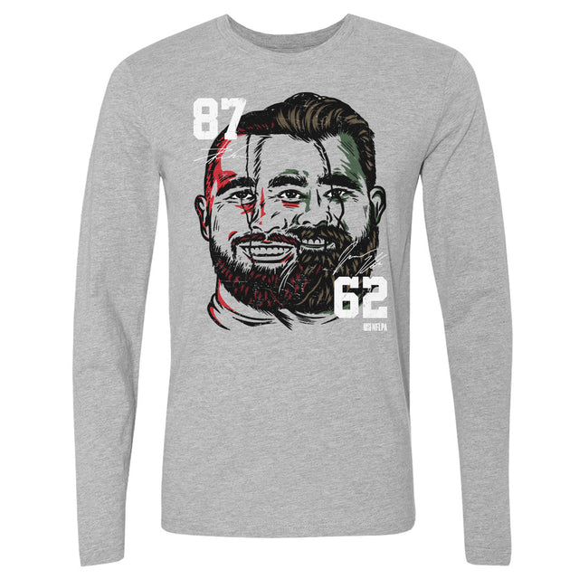 Jason Kelce Men's Long Sleeve T-Shirt | 500 LEVEL