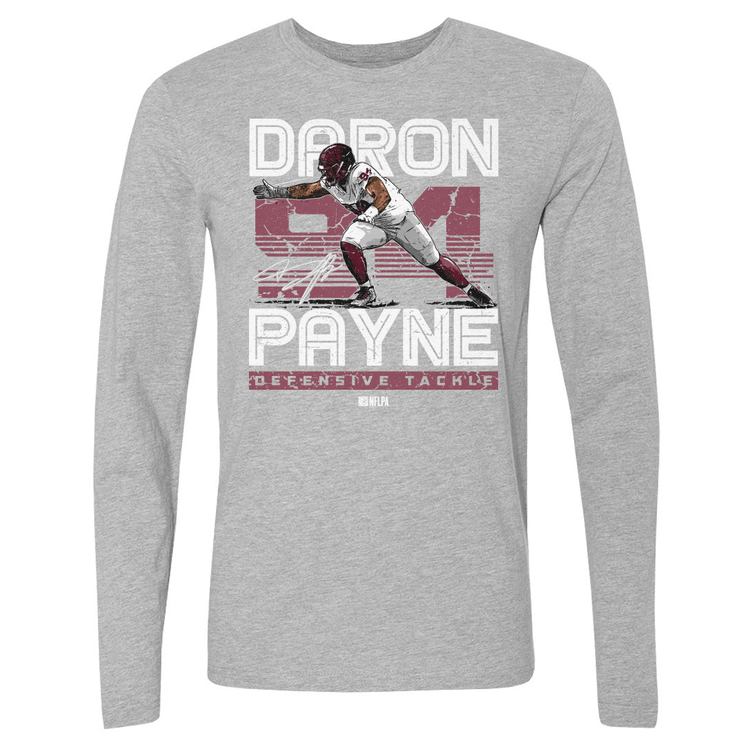 Daron Payne Men's Long Sleeve T-Shirt | 500 LEVEL