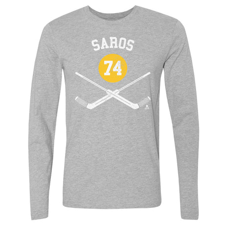 Juuse Saros Men's Long Sleeve T-Shirt | 500 LEVEL