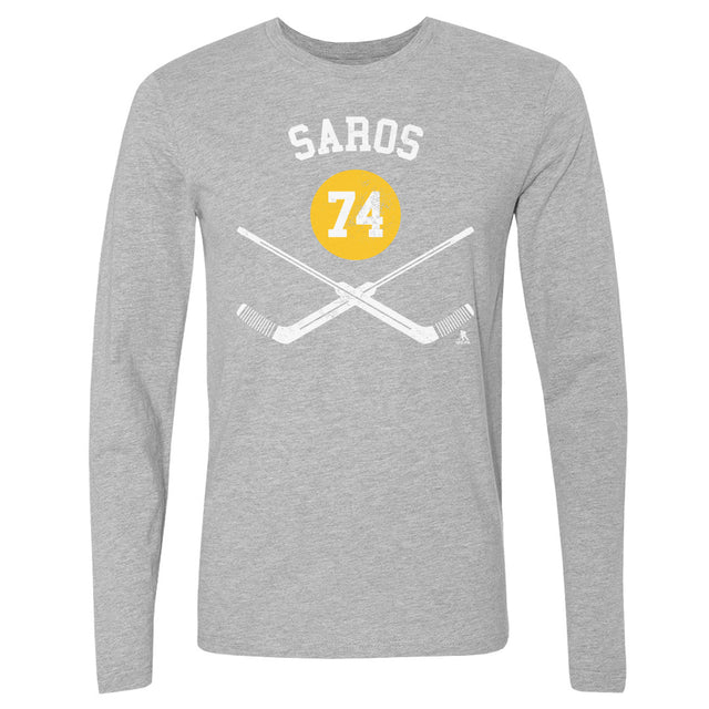 Juuse Saros Men's Long Sleeve T-Shirt | 500 LEVEL