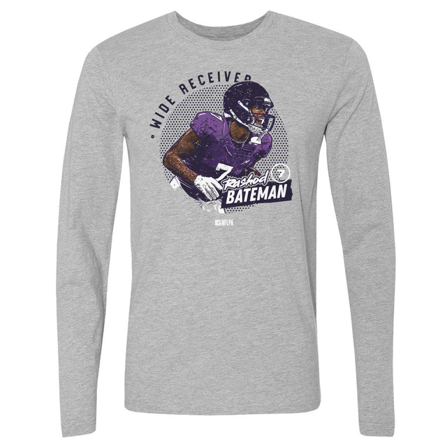Rashod Bateman Men's Long Sleeve T-Shirt | 500 LEVEL